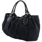 Gucci Studded GG Canvas Black Tote — view 2