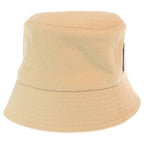 Loewe Paula's Ibiza Leather Logo Patch Canvas Bucket Hat Beige — view 3