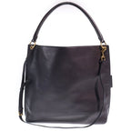 Saint Laurent Paris Hobo 2-Way Shoulder Bag Black Leather Gold — view 2
