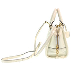 Loewe Amazona 23 2-Way Shoulder Bag White Ivory Leather Gold — view 3