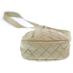 Bottega Veneta Intrecciato Shoulder Bag Mini Bag Light Green Leather Silver — view 5