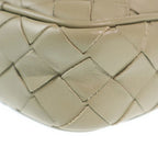 Bottega Veneta Intrecciato Shoulder Bag Mini Bag Light Green Leather Silver — view 6