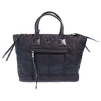 Prada Tessuto Bomber 2-Way Bag Black