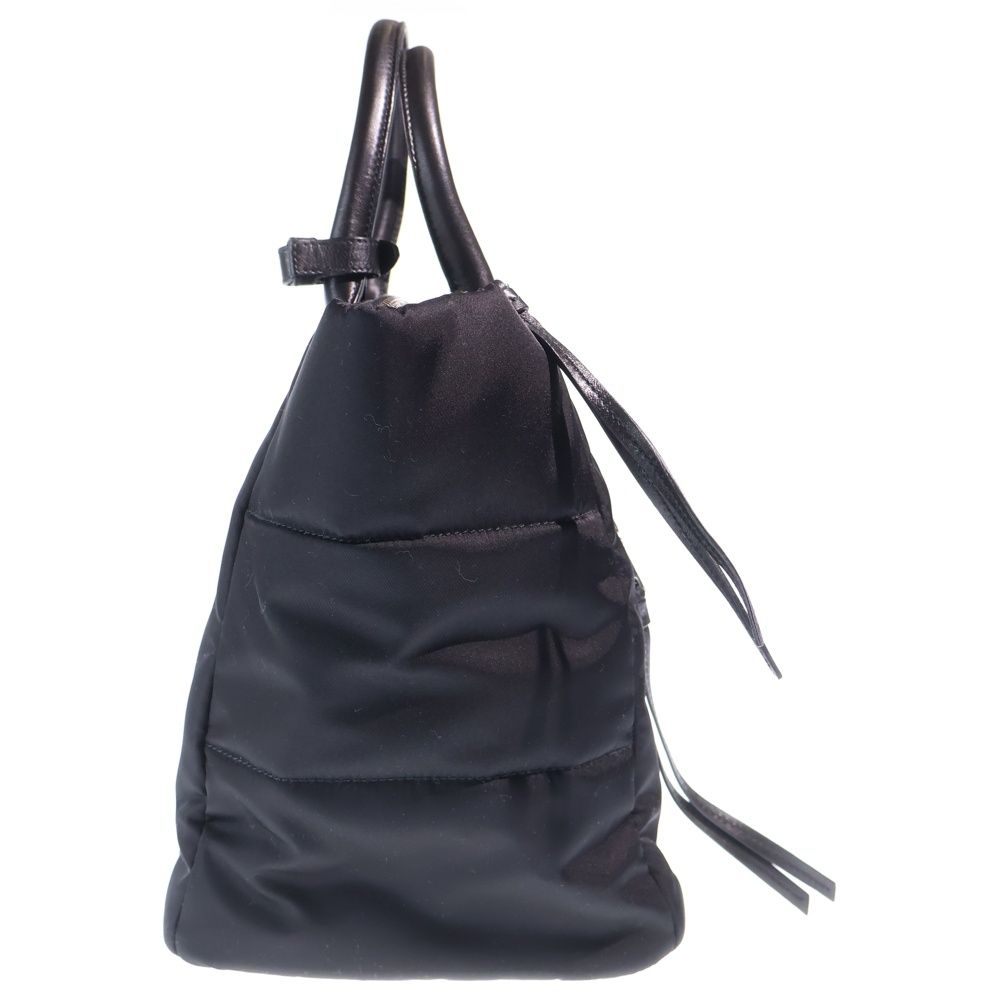 Prada Tessuto Bomber 2-Way Bag Black — view 3