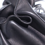 Loewe Enrique Knappe Flamenco Shoulder Bag Drawstring Black Leather — view 5