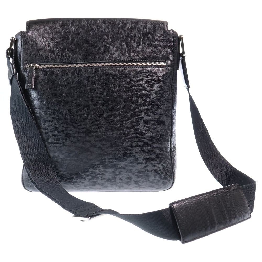 Loewe Shoulder Bag Black Leather Silver — view 2