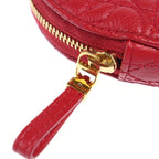 Dior Caro Chain Heart Pouch Mini Shoulder Bag Leather Gold — view 5