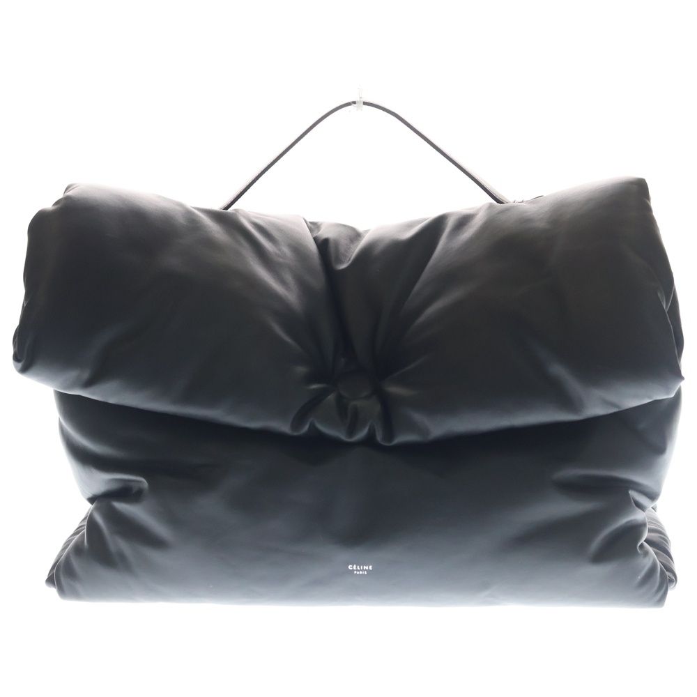 Celine Pillow Bag Leather Handbag Black