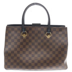 Louis Vuitton LV Riverside Damier Leather 2-Way Bag Gold Brown — view 2