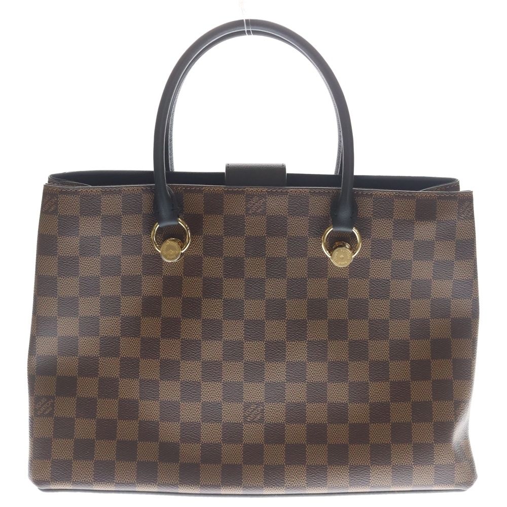 Louis Vuitton LV Riverside Damier Leather 2-Way Bag Gold Brown — view 2
