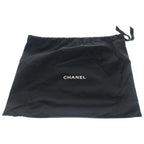 Chanel Deauville MM Studded Tote Black Caviar Leather Silver — view 6