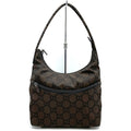 Gucci 001 Shoulder Bag GG Nylon Brown