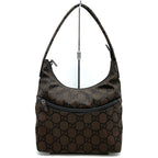 Gucci 001 Shoulder Bag GG Nylon Brown