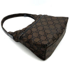 Gucci 001 Shoulder Bag GG Nylon Brown — view 3