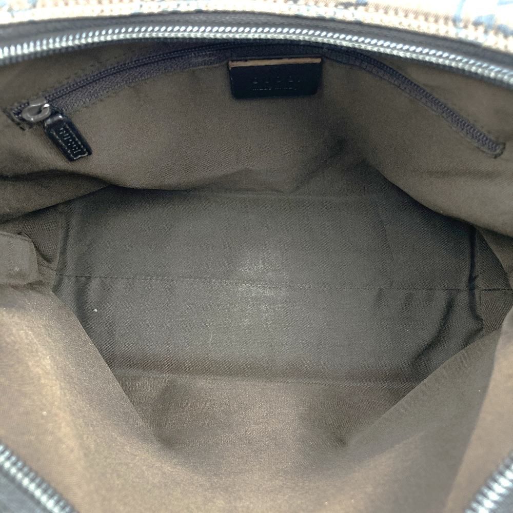 Gucci 001 Shoulder Bag GG Nylon Brown — view 8