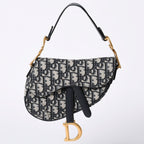 Dior Saddle Mini Bag M ZQ Oblique Navy