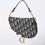 Dior Saddle Mini Bag M ZQ Oblique Navy — view 2
