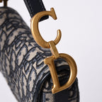 Dior Saddle Mini Bag M ZQ Oblique Navy — view 5