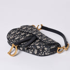 Dior Saddle Mini Bag M ZQ Oblique Navy — view 6