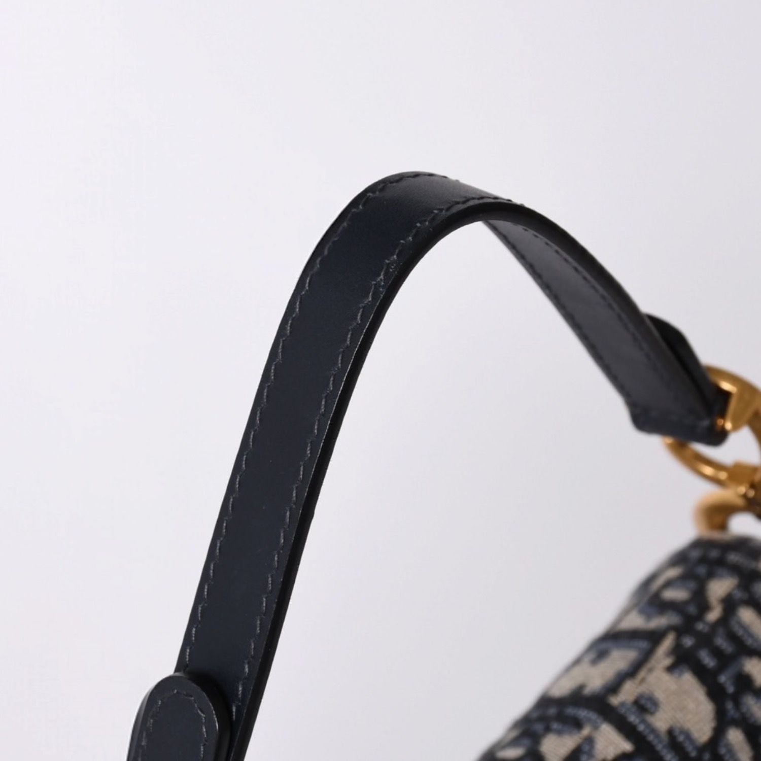 Dior Saddle Mini Bag M ZQ Oblique Navy — view 4