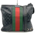 Gucci GG Supreme Fiat 500 Collaboration Sherry Shoulder Bag Leather Black