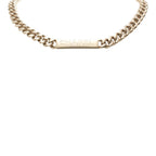 Chanel Logo CC Chain Necklace Gold Plated 1
