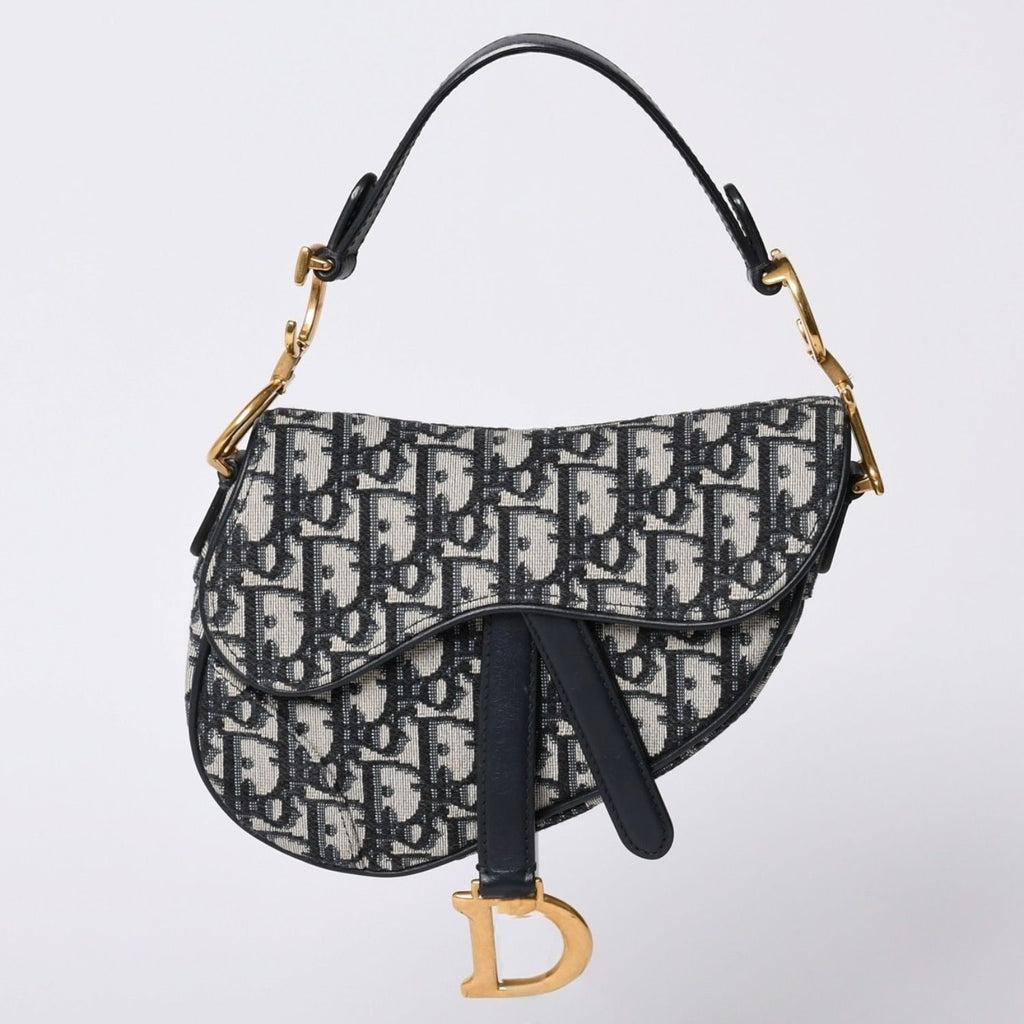 Dior Saddle Bag Mini Oblique Jacquard