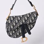 Dior Saddle Bag Mini Oblique Jacquard — view 3