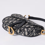 Dior Saddle Bag Mini Oblique Jacquard — view 8