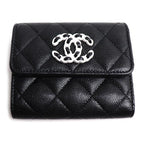 Chanel 19 Small Flap Wallet Trifold