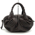 Fendi Handbag Spy Bag Leather Brown