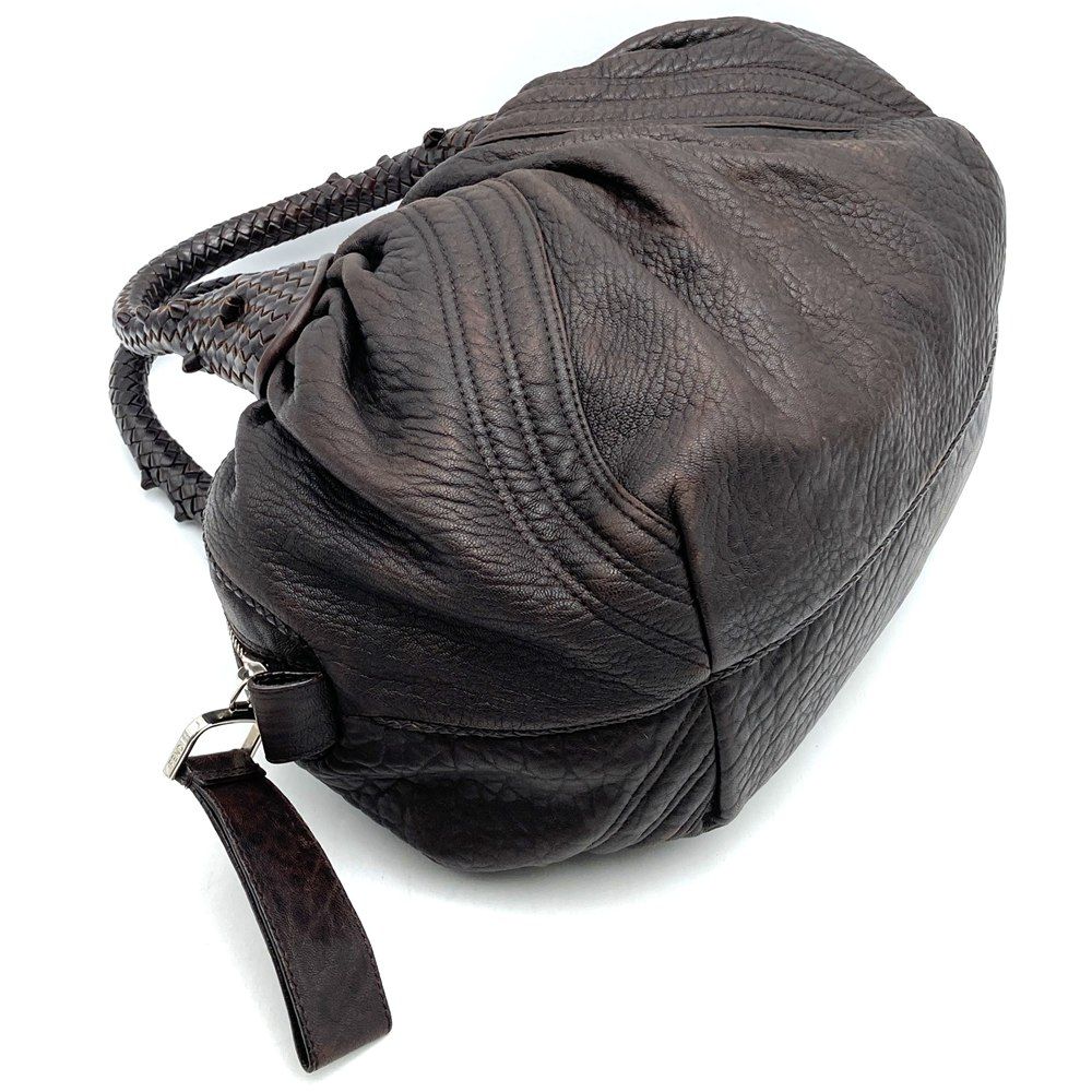 Fendi Handbag Spy Bag Leather Brown — view 3