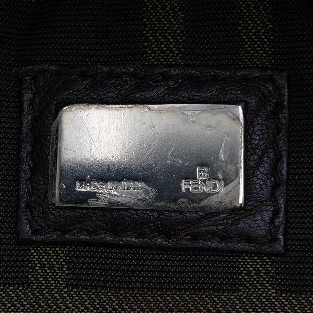 Fendi Handbag Spy Bag Leather Brown — view 7