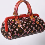 Louis Vuitton Monogram Water Color Richard Prince Papillon Handbag Brown — view 3