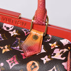 Louis Vuitton Monogram Water Color Richard Prince Papillon Handbag Brown — view 5