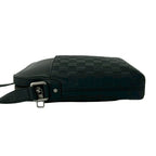 Louis Vuitton District Damier Infini Leather Shoulder Bag Pochette Black — view 5