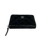 Chanel With Quilted CC Logo Caviar Leather Coin Purse Black — view 6