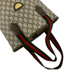 Gucci Vintage Sherry Line Plus Leather Tote Brown — view 4