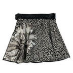 Louis Vuitton Yayoi Kusama Flower Skirt with Belt 36 Black