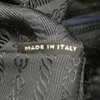 Prada Tote Saffiano Nylon Leather Navy — view 9