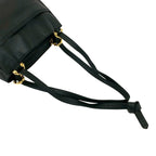Loewe Vintage Anagram Logo Nappa Leather Shoulder Bag Pochette Black — view 4