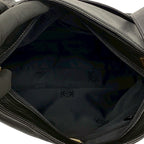 Loewe Vintage Anagram Logo Nappa Leather Shoulder Bag Pochette Black — view 9