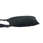 Prada Tessuto Nylon Leather Shoulder Bag Black — view 5