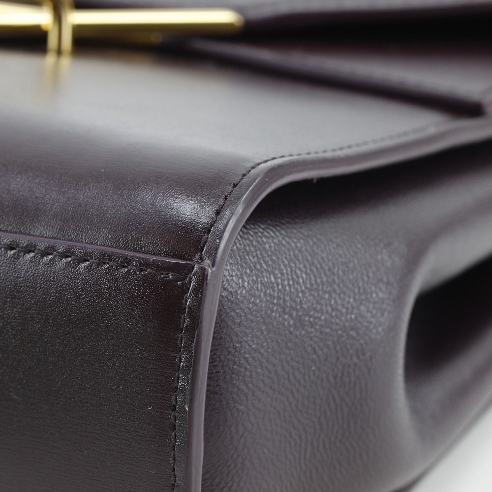 Bottega Veneta the Clip Leather Purple Shoulder Bag — view 5