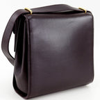 Bottega Veneta the Clip Leather Purple Shoulder Bag — view 3