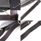 Bottega Veneta the Clip Leather Purple Shoulder Bag — view 9