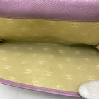 Chanel Wallet Fold Hook Purple CC Logo Coco Button — view 8