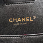 Chanel Tote Quilted Black Leather Chain — view 4