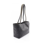 Chanel Tote Quilted Black Leather Chain — view 2