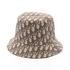 Dior Hat Mizza Leopard Oblique Reversible Bucket Hats — view 6